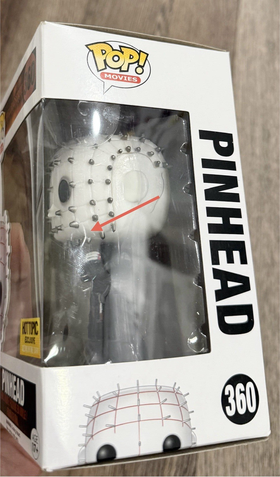 Funko Pop! Movies - Hellraiser III: Pinhead #360 GITD Hot Topic Exclusive Read