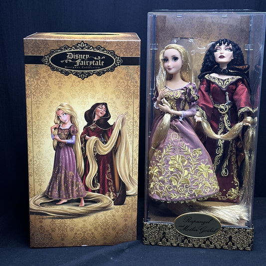 Disney Store Fairytale Designer Rapunzel &Mother Gothel Doll