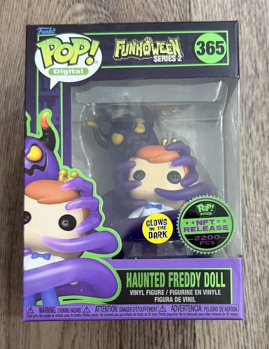 Funko Pop! Digital Funkoween Haunted Freddy Doll #365 GITD Royalty LE 2200
