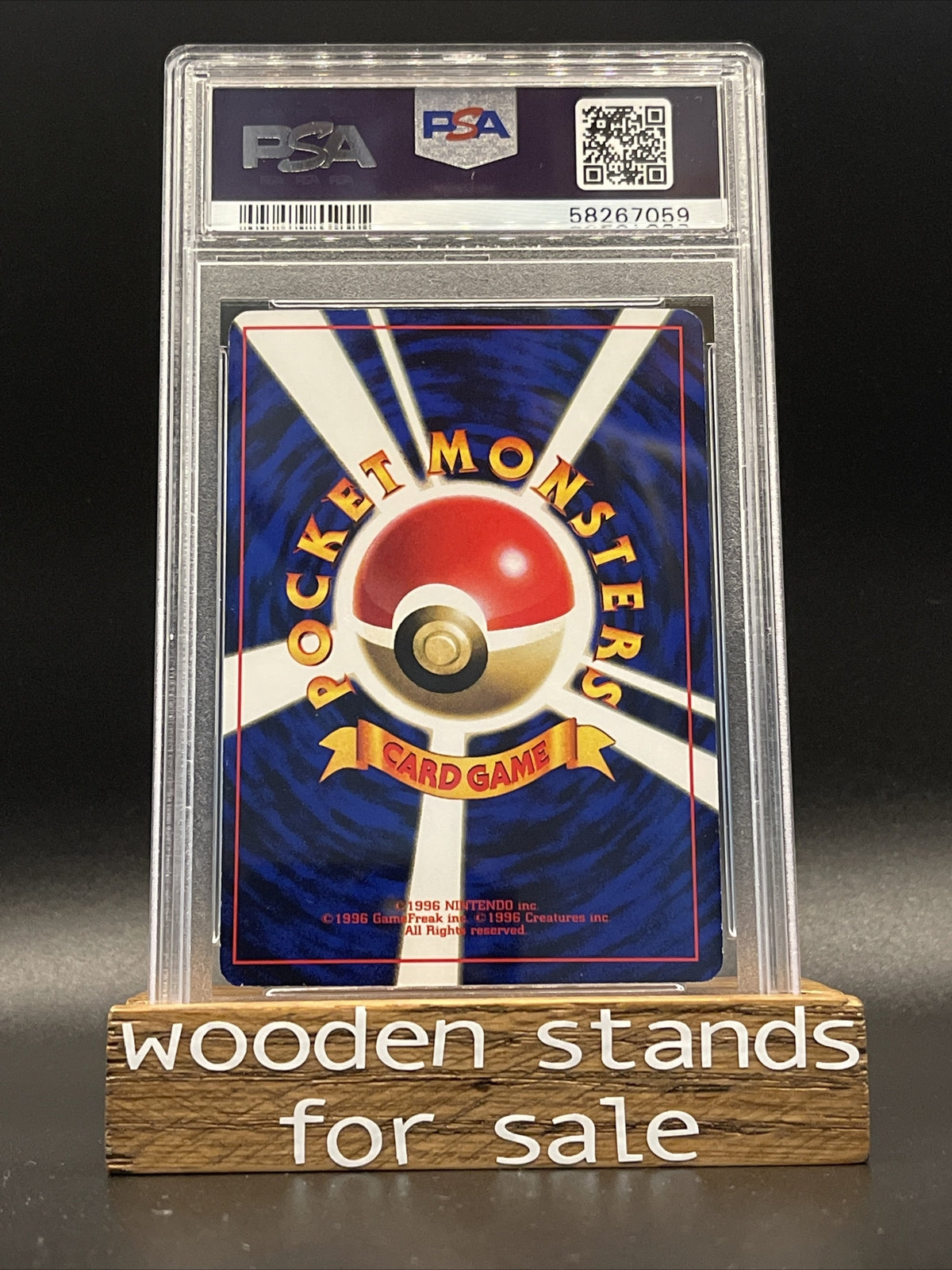 1999 POKEMON - P.M JAPANESE - GLOSSY CD PROMO - SPR. ENERGY RETRIEVAL - PSA 7