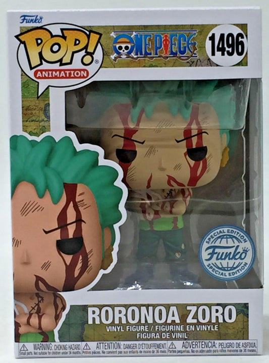 Funko Pop! Animation One Piece Roronoa Zoro #1496 SE Nothing happened W/PP