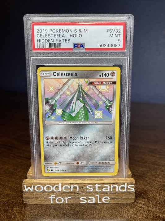 PSA 9 MINT Celesteela SV32 Hidden Fates Holo Pokemon Card