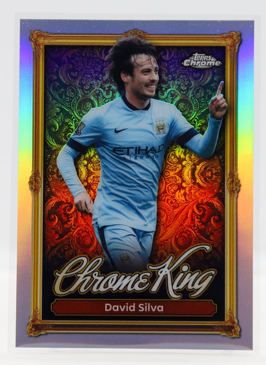 DAVID SILVA 2025-26 Topps Premier League Chrome King #CK13