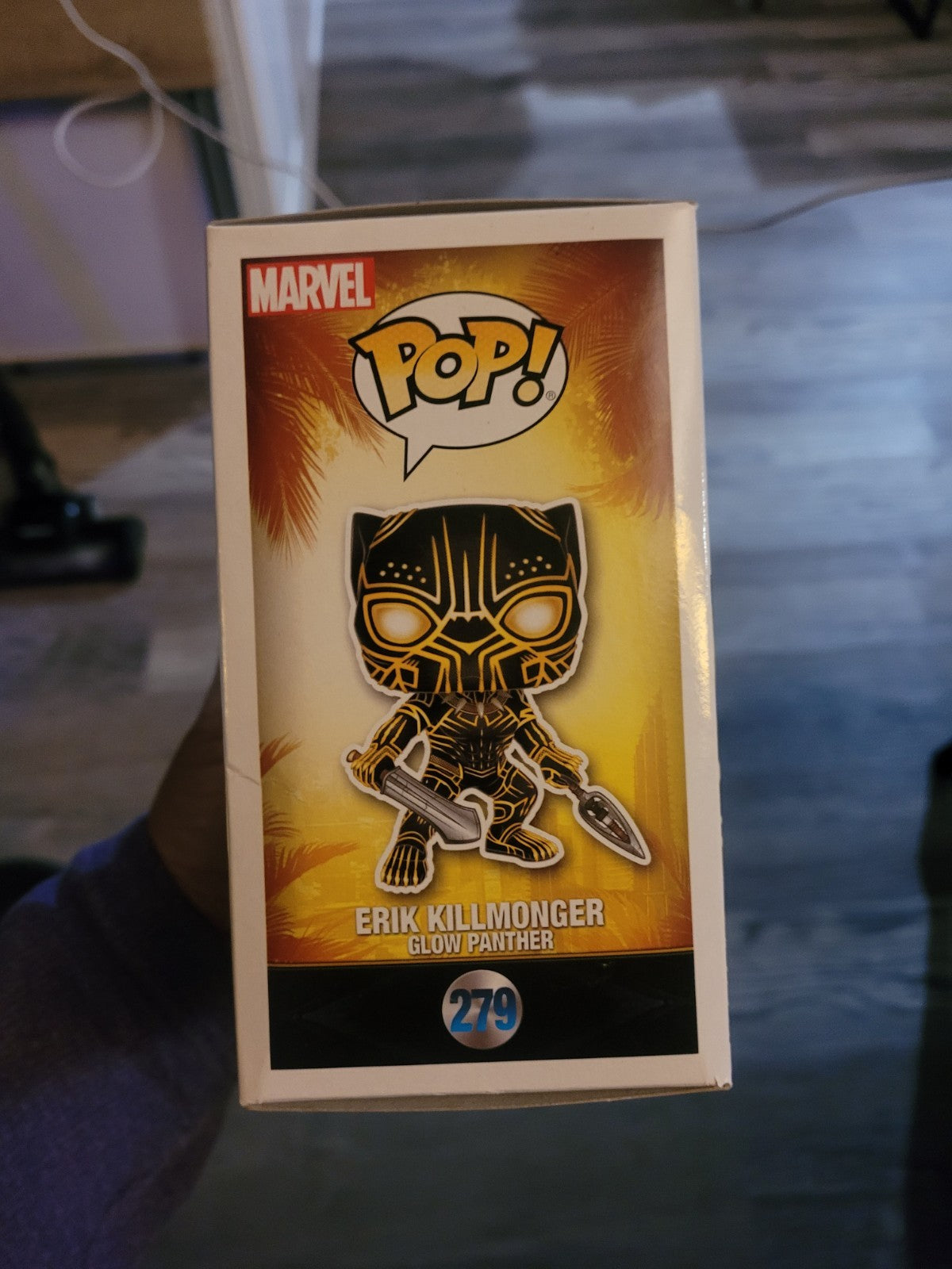 Funko Pop! Marvel Black Panther Erik Killmonger #279 Target Exclusive GITD #ML