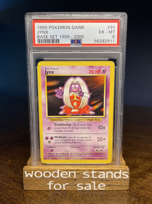 PSA 6 NM-MT Jynx 31/102 4th Print Base Set Pokemon Trading Card