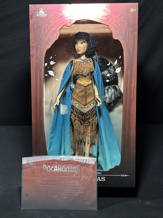 Disney Pocahontas 17"  Doll Limited Edition #3056/4500 Disney Store