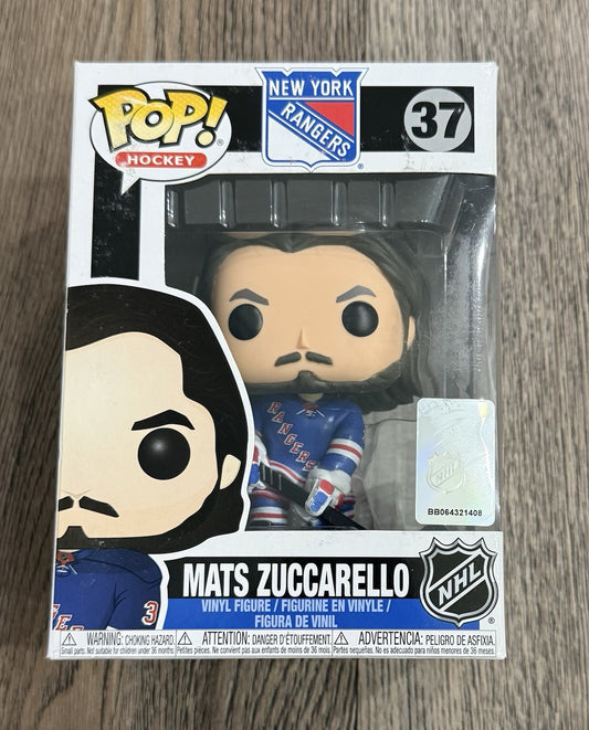 Funko Pop! NHL Hockey New York Rangers Mats Zuccarello #37 Vaulted See Photos