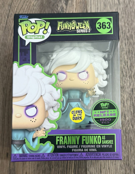 Funko Pop! Digital Funkoween Franny As Banshee #363 GITD Legendary LE 1900