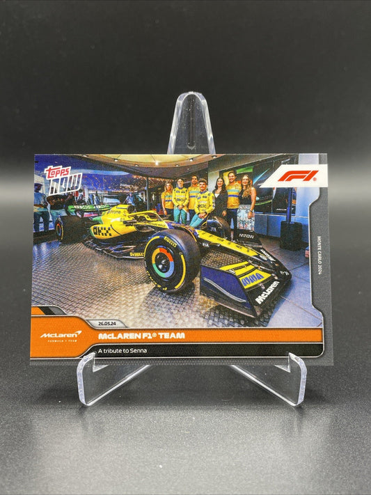 2024 Topps NOW Formula 1 F1 Mclaren A Tribute To Senna