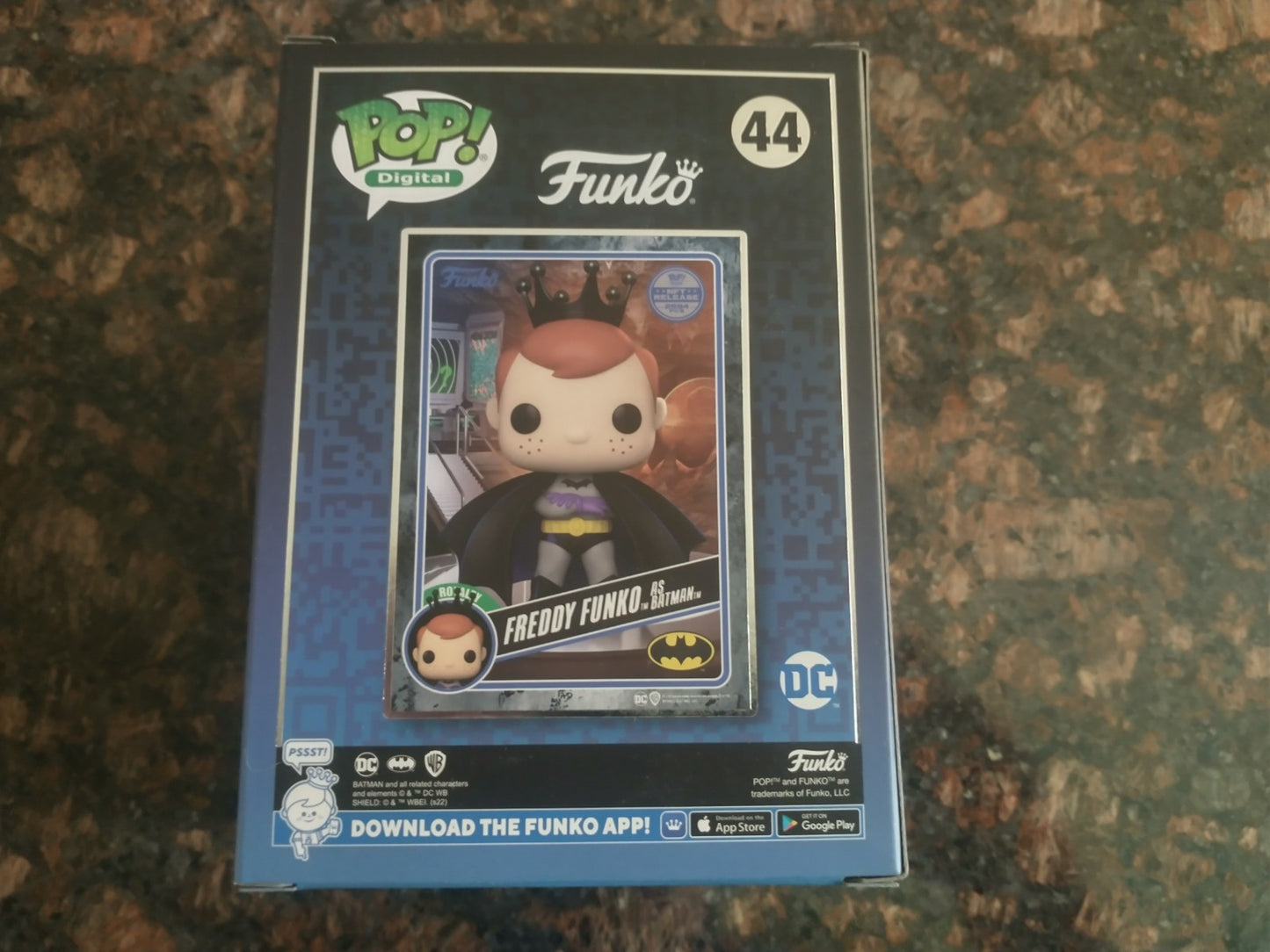 Funko Pop Digital DC Series 1 Freddy Funko as Batman w/Protector