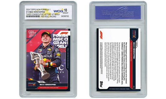 2024 Topps Now MAX VERSTAPPEN Formula 1 Third Victory F1 Card #14 GEM-MINT 10