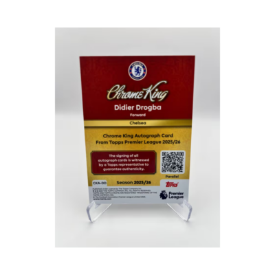 Didier Drogba Chrome King Auto Premier League Hobby Box 2025/2026
