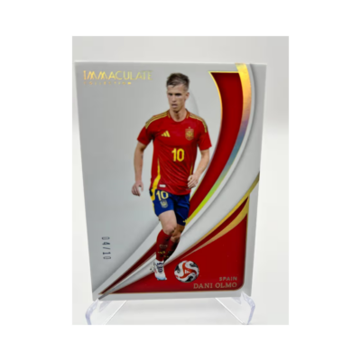 2024-25 Dani Olmo Panini Immaculate Collection Gold Spain Soccer Card /10