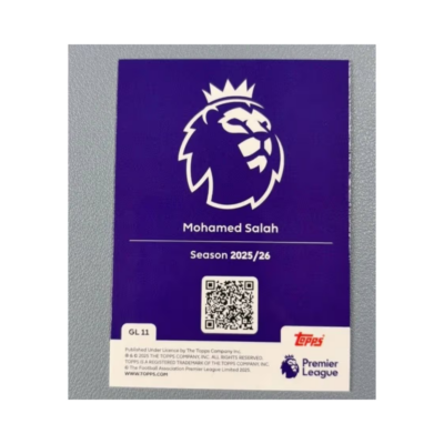 2025-26 Topps Premier League Mohamed Salah Gold Lion