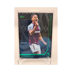 🔥 Ollie Watkins 2025-26 Topps Black Edge Edition Green /99 Aston Villa 🔥
