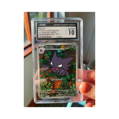2025 Pokémon Japanese Mega Gengar ex Starter Set Haunter Holo 022/021 CGC 10 Gem Mint
