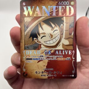 Monkey Luffy One Piece SR SP ST01-012 Wanted Poster Japanese card