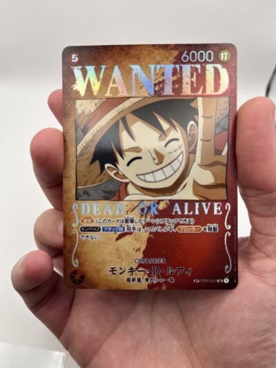 IMG_1279 Monkey Luffy One Piece SR SP ST01-012 Wanted Poster Japanese card