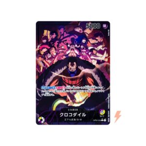 Sir Crocodile parallel card OP04-058 L from ONE PIECE Card Game Kingdoms of Intrigue