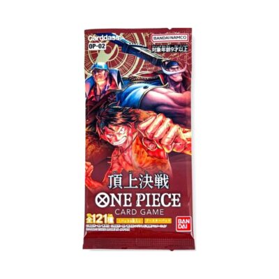 One Piece TCG OP-02 Paramount War Japanese Booster Pack sealed by Bandai