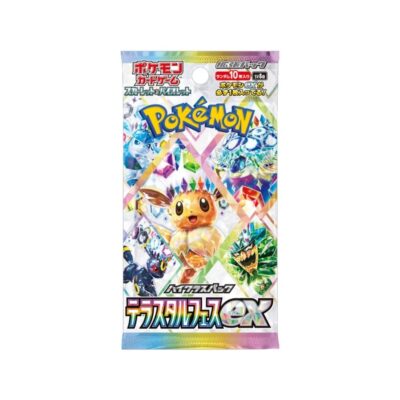 Terastal Fest EX Japanese booster pack featuring crystal-themed artwork