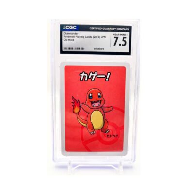 🔥 Auction: 2019 Japanese Pokémon Old Maid Charmander Playing Card – CGC 7.5 Near Mint+