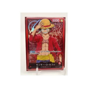 Monkey D Luffy leader card ST01-001 Japanese ONE PIECE TCG