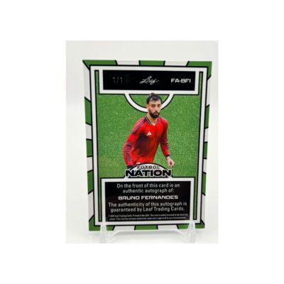 22 🔥 Auction: 2025 Leaf Futbol Nation Bruno Fernandes 1/1 Autograph Auto – FA-BF1 | Manchester United / Portugal