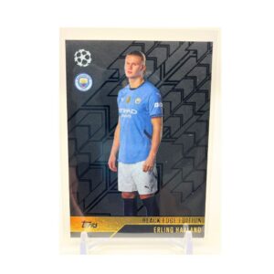 🔥 Auction: Erling Haaland Topps UEFA Champions League Black Edge Edition – Manchester City