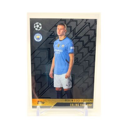 🔥 Auction: Erling Haaland Topps UEFA Champions League Black Edge Edition – Manchester City