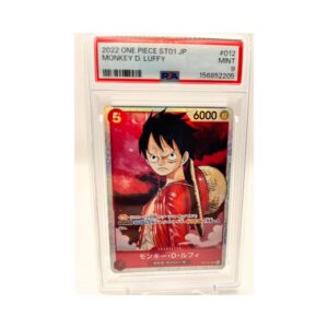 🔥 Auction: **2022 Japanese One Piece Card Game Monkey D. Luffy ST01-012 – PSA 9 Mint**