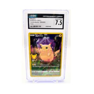 🔥 Auction: 2021 Pokémon Celebrations Pikachu 005/025 Holo – CGC 7.5 Near Mint+
